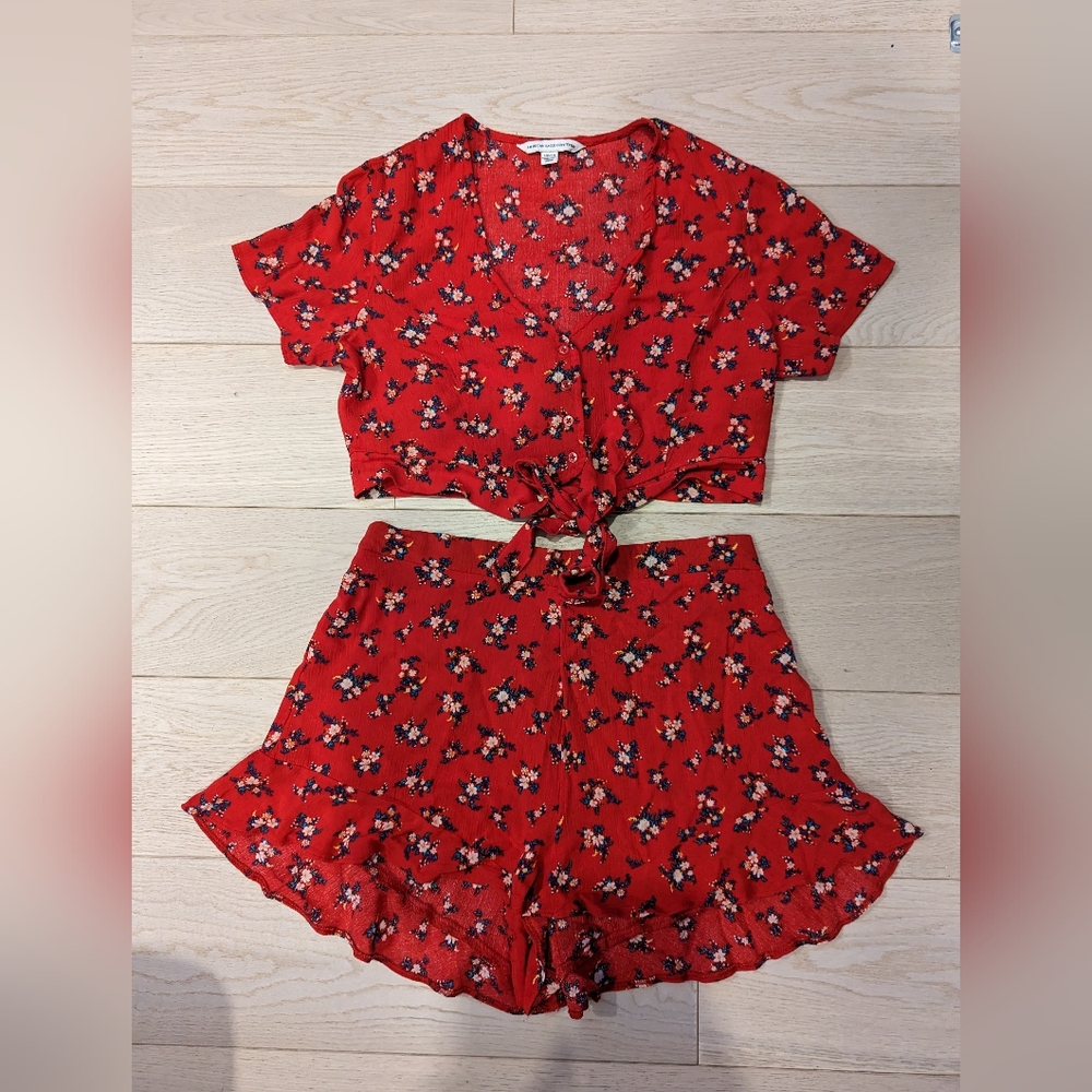 Matching Shorts and Shirt Set